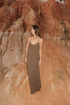 Vestido New Zurich Coffee SS27